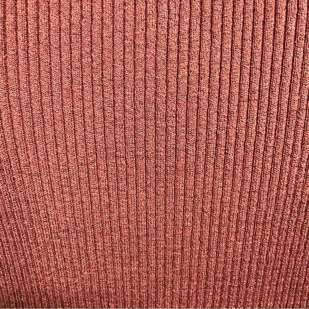 SATURDAY SUNDAY x ANTHROPOLOGIE | Knit Cross-back Dress (Rust color) - Picture 6 of 6